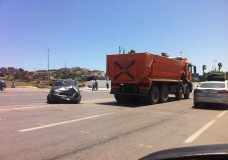 حادثة سير خطيرة في مغوغة  بطنجة 