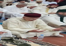 عامل إقليم بولمان يؤدي صلاة ليلة القدر بالمسجد الأعظم بميسور